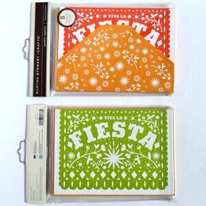 Martha Stewart Fiesta Invite Cards and Envelopes 16 Papel Picado Invitations